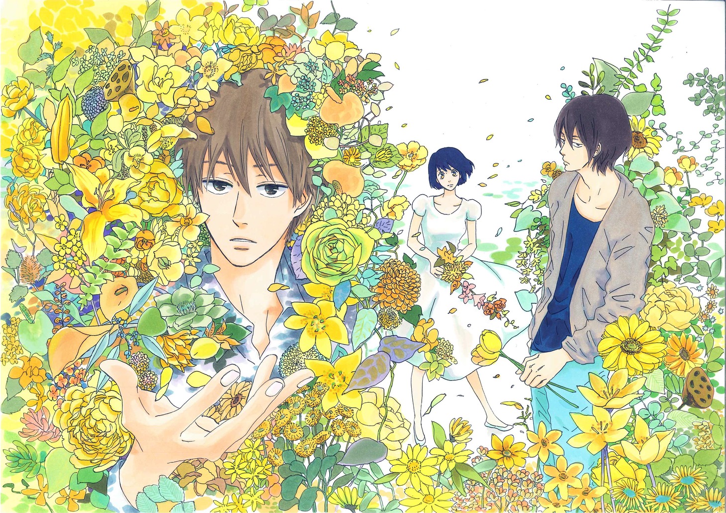 「夏雪ランデブー」2巻カバーイラスト。