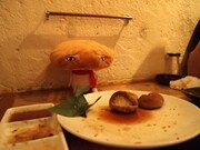 「しいたけ ぬいぐるみ」(C)吉田戦車・小学館／UDPJ