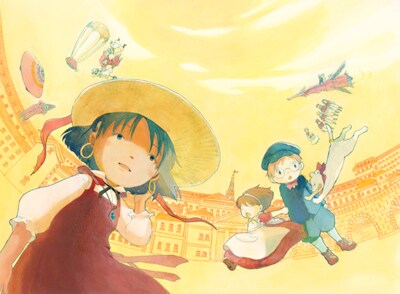 岩岡ヒサエが描いた「ふしぎの海のナディア」のイラスト。(c)NHK・総合ビジョン