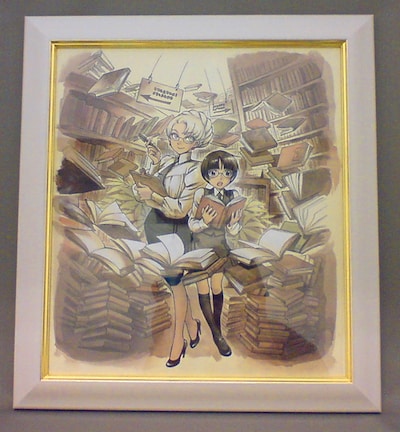 森薫が描いたCOMIC ZINのイメージキャラクター。額装された複製原画が当日販売される予定だ。