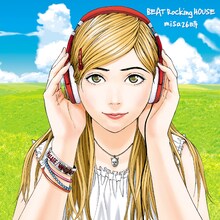 古屋兎丸がジャケットを描き下ろしたmisa26時のアルバム「BEAT Rocking HOUSE」。