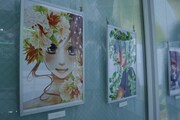 KDDIデザイニングスタジオでは「ちはやふる」複製原画も展示中。