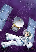 COMICリュウ10月号付録は、小惑星探査機「はやぶさ」読本