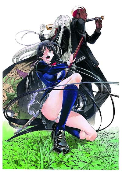 ウルトラジャンプ9月号に付属する「天上天下」ピンナップ。(C)大暮維人／集英社・ウルトラジャンプ