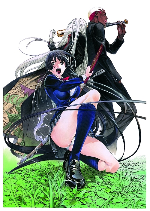 ウルトラジャンプ9月号に付属する「天上天下」ピンナップ。(C)大暮維人／集英社・ウルトラジャンプ