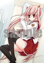 メロンブックスで配布される描き下ろしカラーポストカード。(C)こよかよしの・赤松中学／メディアファクトリー