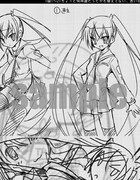 コミックとらのあなで配布されるラフ集より。(C)こよかよしの・赤松中学／メディアファクトリー