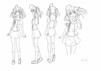 橘勇魚の設定画。（c）牛木義隆・芳文社／夢喰いメリー製作委員会