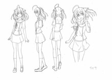 橘勇魚の設定画。（c）牛木義隆・芳文社／夢喰いメリー製作委員会