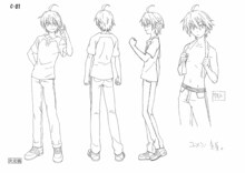 藤原夢路の設定画。（c）牛木義隆・芳文社／夢喰いメリー製作委員会