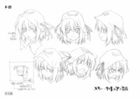 メリー・ナイトメアの設定画。（c）牛木義隆・芳文社／夢喰いメリー製作委員会