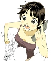 「よいこの黙示録」扉ページより主人公の湯島朝子。