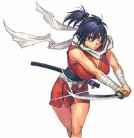 山田秀樹「魔乳秘剣帖」イメージカット（実際のジャケットとは異なります）。(C) 2005 Hideki Yamada/PUBLISHED BY ENTERBRAIN，INC.(C) 2010 Chara-ani