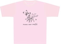 「奈良アートプロム2010」オリジナルTシャツ、ピンクバージョン。こちらは10月より会場で販売予定。