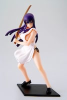 月刊ドラゴンエイジ10月号付録の「毒島冴子」フィギュア。エプロンを外すと、そこには……。