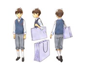 二鳥修一の設定画(C)2011 Takako Shimura／PUBLISHED BY ENTERBRAIN, INC.／「放浪息子」製作委員会