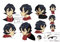 新キャラクター「隊長」の設定画。(c)中村光／スクウェア・エニックス・荒川UB製作委員会