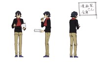 新キャラクター「隊長」の設定画。(c)中村光／スクウェア・エニックス・荒川UB製作委員会