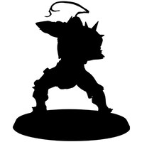 B賞のフィギュアのシルエット。（c）荒川弘／鋼の錬金術師製作委員会・MBS