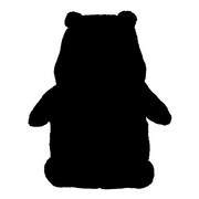 E賞のぬいぐるみのシルエット。（c）荒川弘／鋼の錬金術師製作委員会・MBS