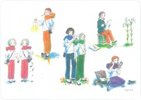 PUBLIC/IMAGE.3Dスペース内にて限定発売中のポストカード。