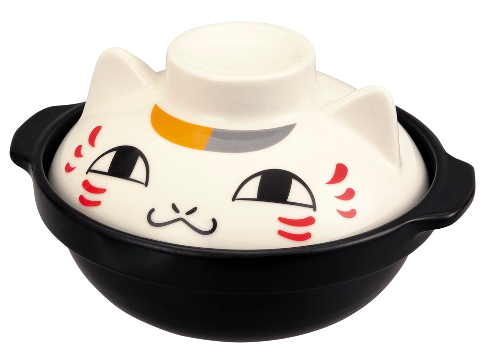 B賞の「ねこ鍋」ならぬ、「ニャンコ先生土鍋」。（C）緑川ゆき・白泉社／「夏目友人帳」製作委員会