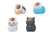 E賞の「手のひらソフビフィギュア」は全4種＋シークレット1種。（C）緑川ゆき・白泉社／「夏目友人帳」製作委員会