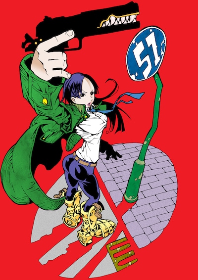 久正人による新連載「エリア51」予告カット。