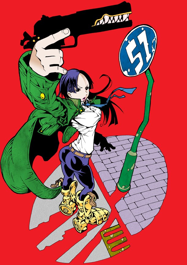 久正人による新連載「エリア51」予告カット。