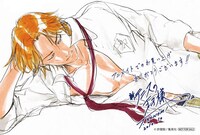 サービス満点のセクシー跡部様が描かれた複製サイン入りイラストカード。