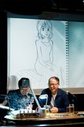 三田の描いた「借りぐらしのアリエッティ」。アリエッティかはさておき、可愛らしく女性が描けている。