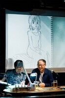 三田の描いた「借りぐらしのアリエッティ」。アリエッティかはさておき、可愛らしく女性が描けている。