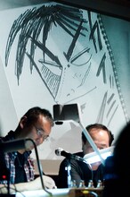 福本伸行が描いた「カイジ」。上手い下手はともかく、本物だ。