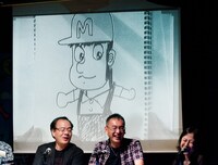 福本が描いた「スーパーマリオ」。誰に見せてもマリオとはわかってもらえないであろう出来映え。