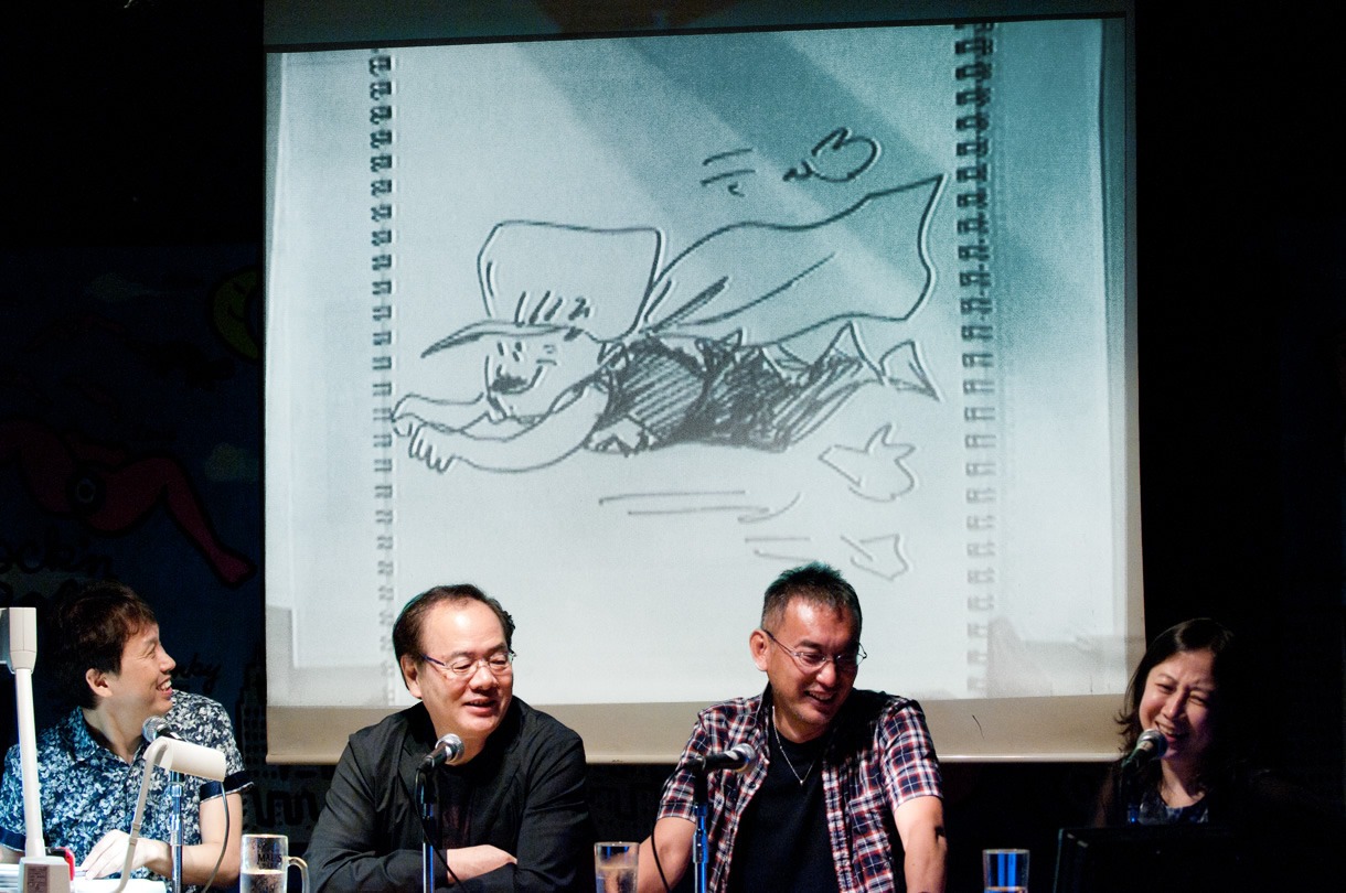 かざまが描いた「スーパーマリオ」。上手いが、マリオとは別の何かという気もする。