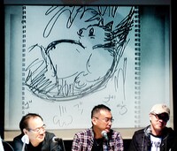 「リラックマ」をまったく知らないかざまが、みんなの意見を総合して描いたイラスト。リラックスの証としておならをしている。