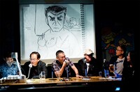 サイバラが描いた「『ゴルゴ13』のデューク東郷」。