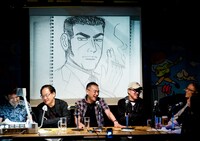 三田が描いた「『ゴルゴ13』のデューク東郷」。