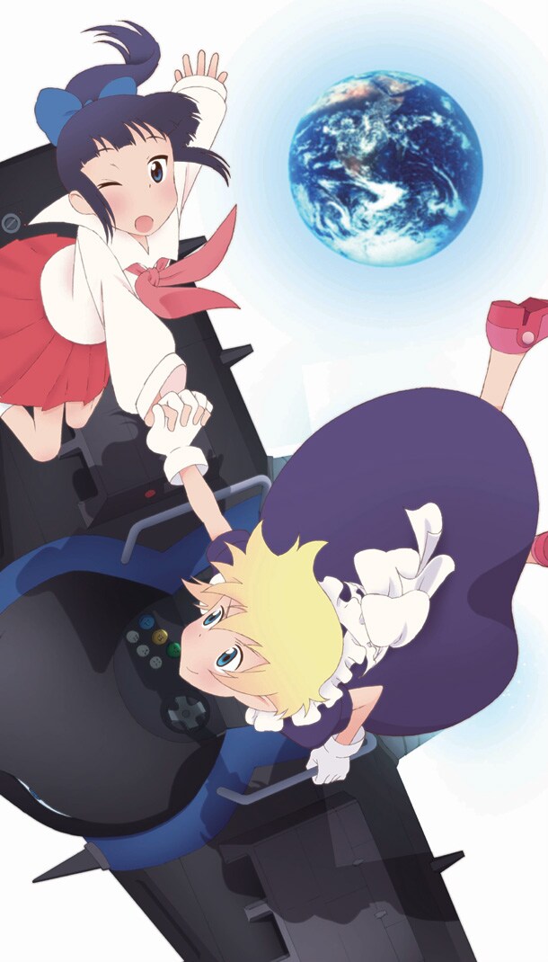 「百合星人ナオコサン」のアニメは、12月10日発売予定の単行本限定版3巻に付いてくる。(C)kashmir／アスキー・メディアワークス