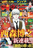 週刊少年サンデー44号表紙は、もちろん西森博之の新連載「鋼鉄の華っ柱」が登場。