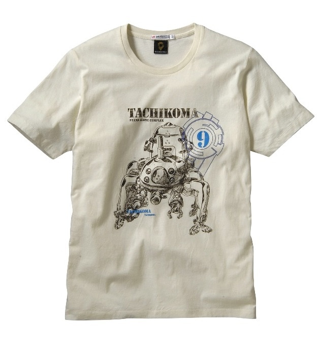 タチコマがクールにプリントされた「攻殻機動隊S.A.C×UT」。（c）Shirow Masamune - ProductionI.G / KODANSHA