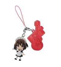 H賞の唯ストラップ。（C）かきふらい・芳文社／桜高軽音部