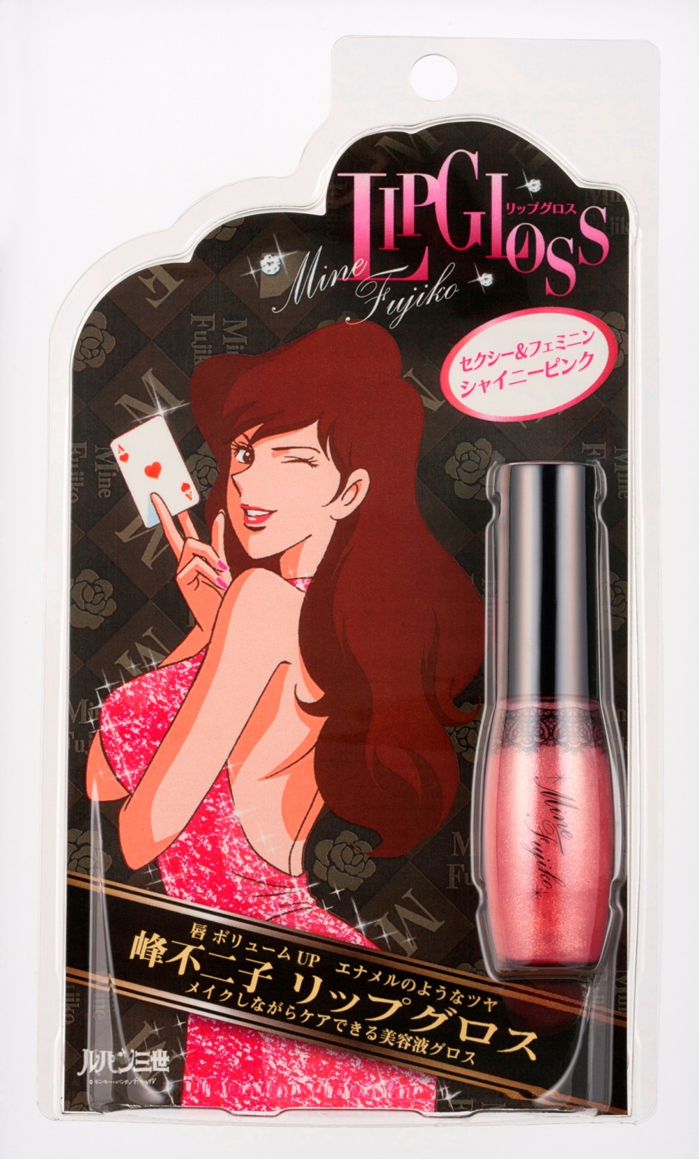リップグロスシャイニーピンク、1260円。