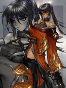 1月のイラストは「HELLHOUND」より紫苑。(C)士郎正宗