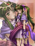 2月のイラストは「ファイアーエムブレム」よりチキ。(C)2008 Nintendo / INTELLIGENT SYSTEMS　(C)士郎正宗