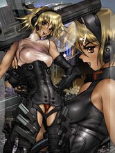 5月のイラストは「GALHOUND」よりイリス・ハレット。(C)士郎正宗