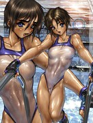 8月のイラストは「GALHOUND」よりシリル・ブルックリン。(C)士郎正宗