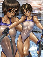 8月のイラストは「GALHOUND」よりシリル・ブルックリン。(C)士郎正宗