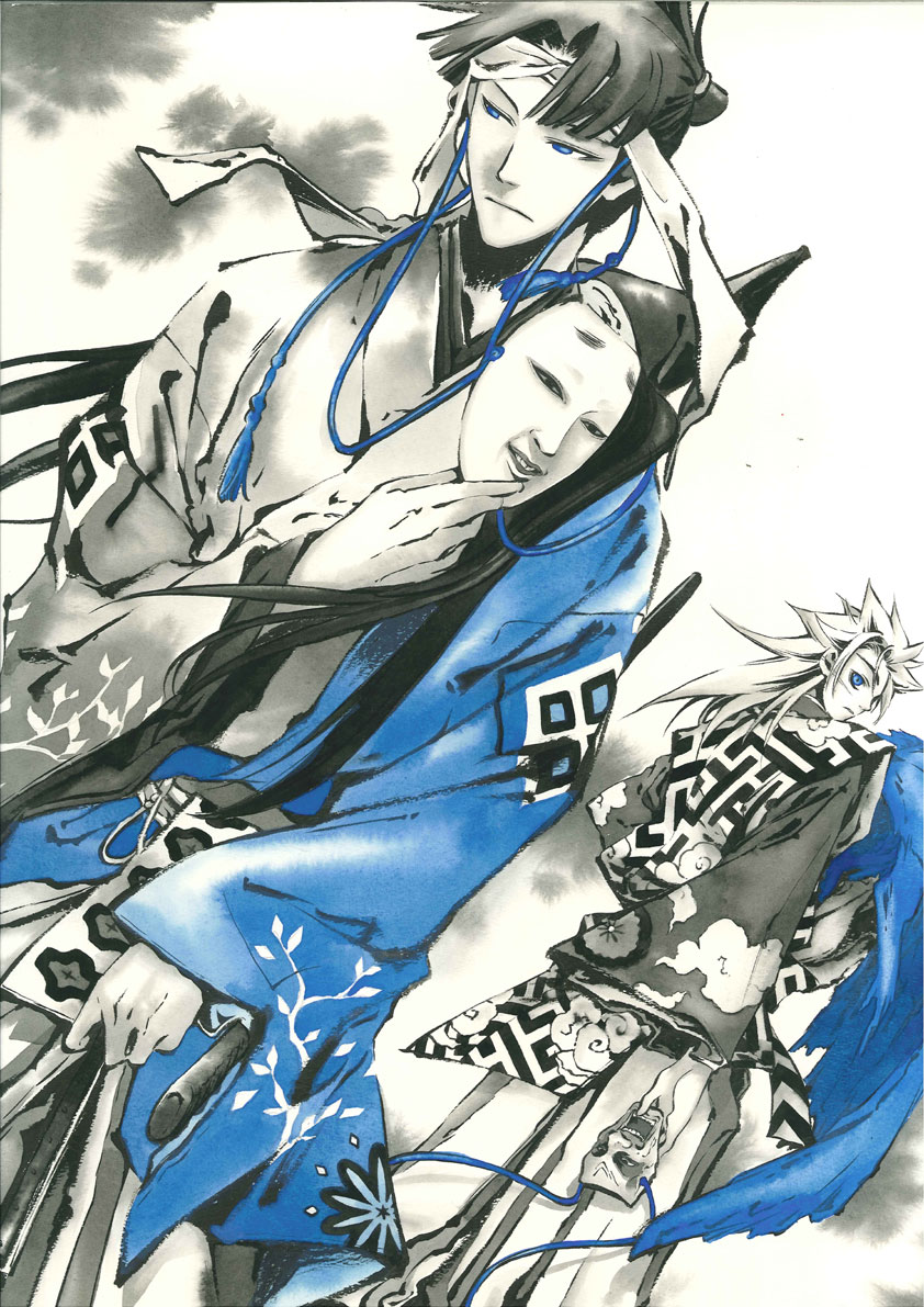黒乃奈々絵「PEACE MAKER 鐵」6巻通常版の表紙イラスト。
