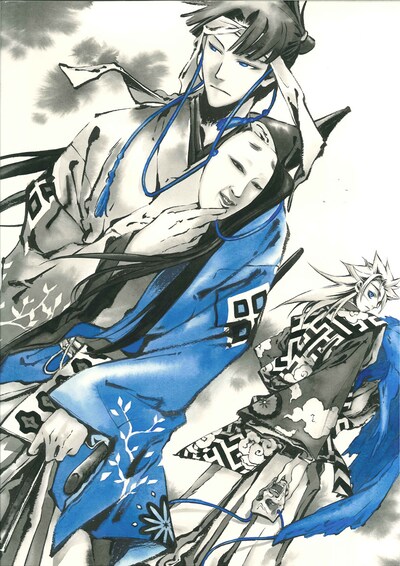 黒乃奈々絵「PEACE MAKER 鐵」6巻通常版の表紙イラスト。